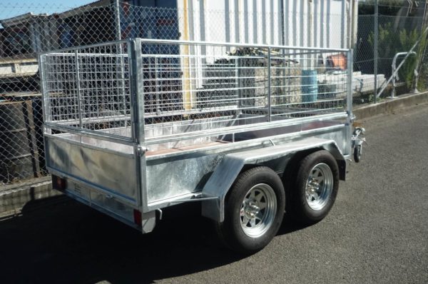 Tandem Trailer with cage